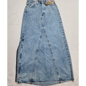 Levi's skirt slide slit waist 25'' button-fly